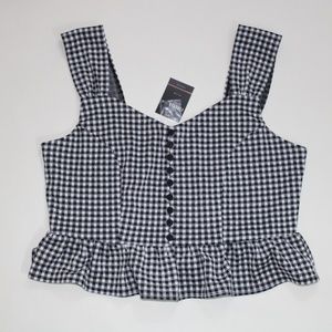 Forever 21 Top Woman Black/White Size 2x NWOT